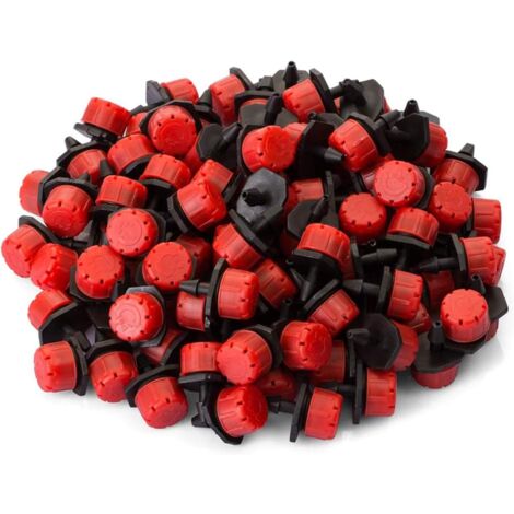 200pcs Adjustable Irrigation Dripper Automatic Watering System Micro Drip Irrigation Sprinklers Drippers for Plant DIY Garden