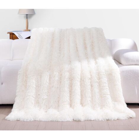 Blanket 130x160cm, Super Warm Fleece Blanket, High Quality Faux Fur Blanket, Sofa Blanket