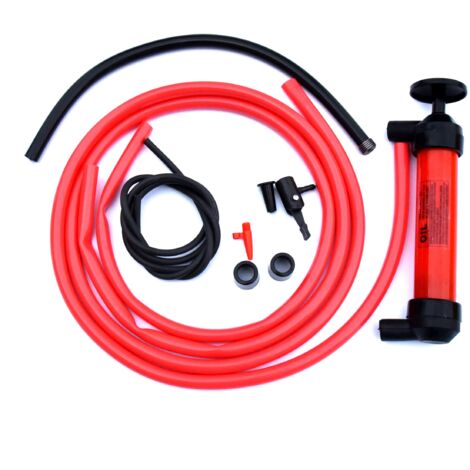 Enterprises RA990 Multi-Purpose Siphon Fuel Transfer Pump Kit (for Diesel & Liquids), Medium Red (1/5)