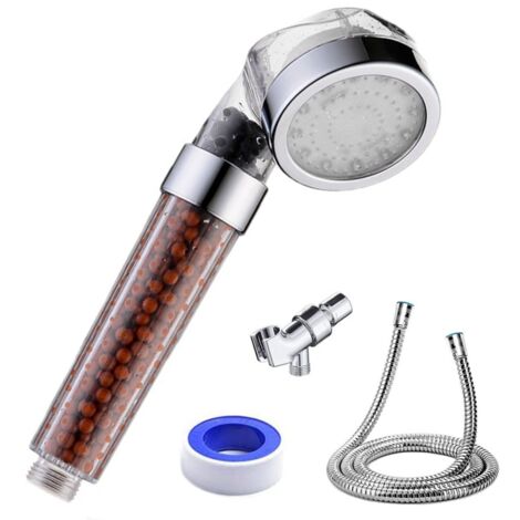 Shower head, water filter, with LED, water saving, multi-color (1/5)