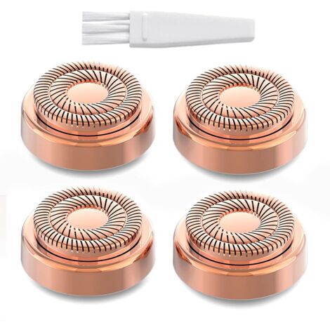 Tinor – Replacement heads for flawless facial epilator – Pack of 4 hypoallergenic blades – Compatible with Gen 2 – Easy to change and clean (1/5)