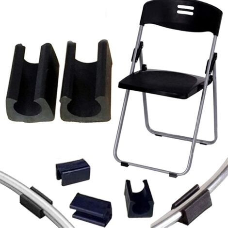 32pcs Chair Leg Caps Chair Leg Caps Silicone Tube Clamp Furniture Floor Protection U Shape Plastic