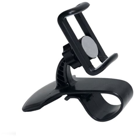 Car phone holder, plastic, black (1/5)