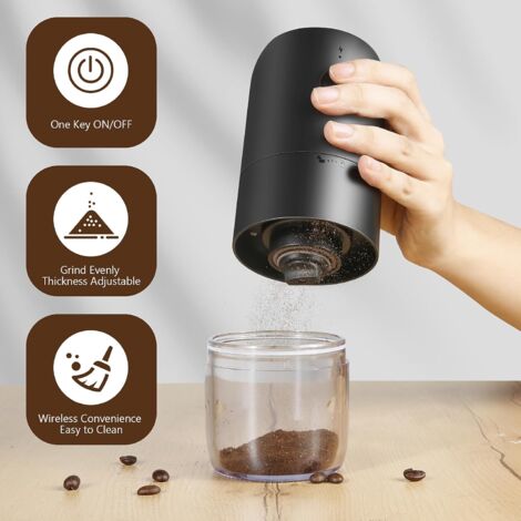 Electric Coffee Grinder, USB Rechargeable Coffee Grinder Electric Coffee Grinder, USB Rechargeable Coffee Grinder