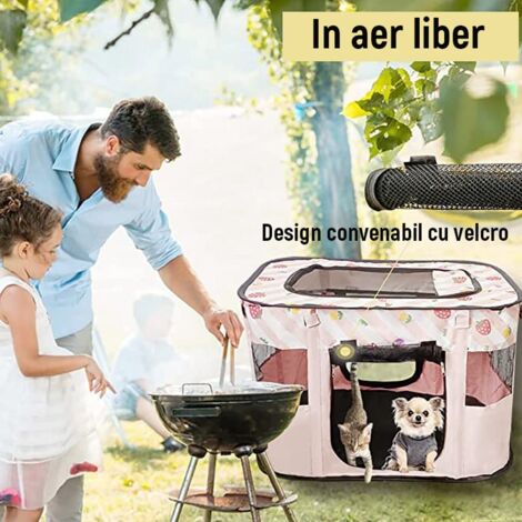 Foldable Cat House, Portable, Easy to Store, Inner Pocket, 70/55/45cm, Oxford/Nylon Material, Multicolor