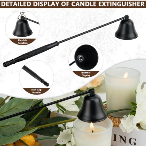 Candle Wick Trimmer, 3 in 1 Candle Accessory Set, Wick Dipper, Candle ...
