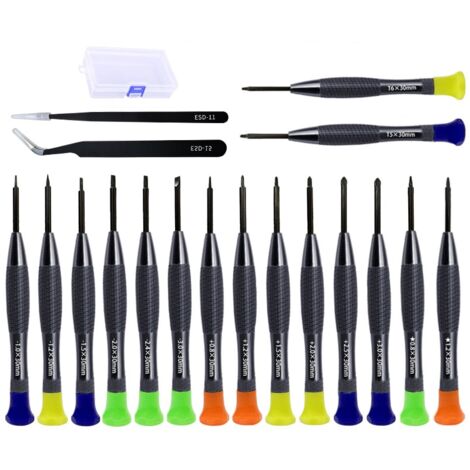 18pcs Screwdriver Set for Repairing Phone/Glasses/Watches, Multicolor (1/5)