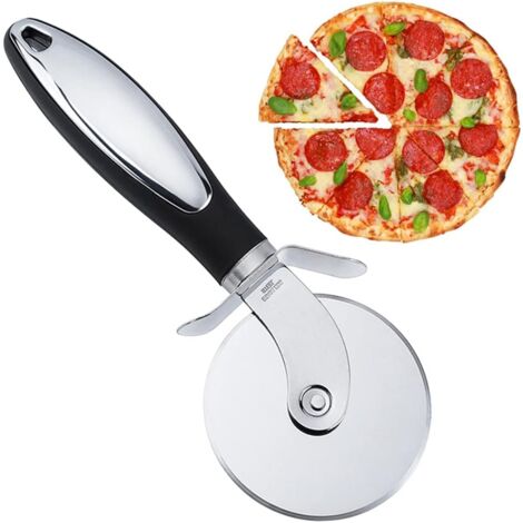 Pizza Cutter, Stainless Steel Pizza Cutter with Non-Slip Handle Utensil (1/5)