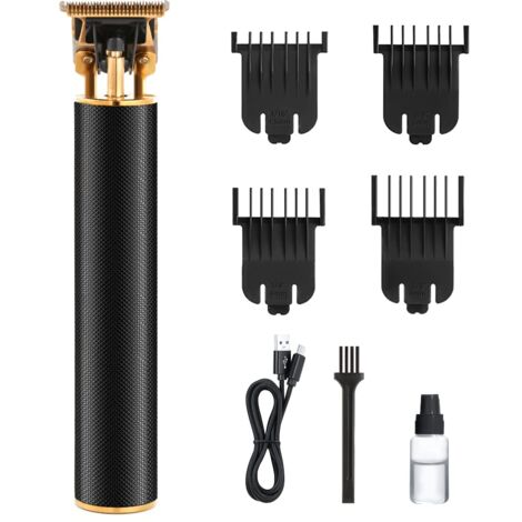 Hair Clippers, Cordless Rechargeable Electric Hair Trimmer with T-Blade for Men, Detailed Beard