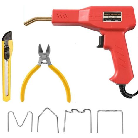 Soldering Gun, with Kit, 50W, 200 Reinforcement Pins, Red (1/5)