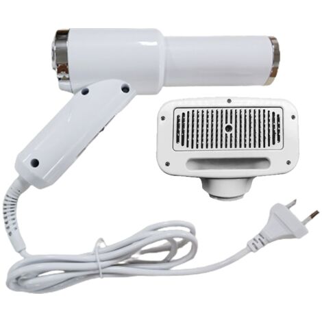Pet Hot Air Comb, 50HZ/60HZ, Maximum Power 300W, Rated Voltage AC110-120V/AC200-230V, Material ABS/Stainless Steel, White (1/5)