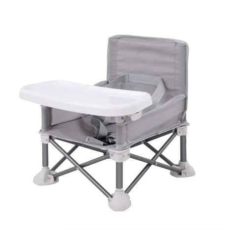 Children's folding table chair, 15 kg, gray