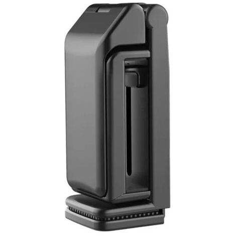 Phone holder, adjustable arm, 360° rotation, horizontal or vertical adjustment, black (1/5)