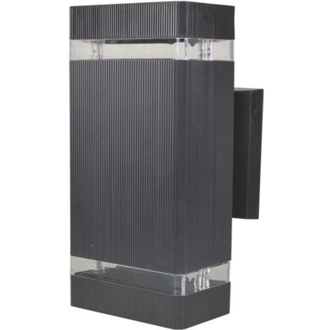 LED Solar Wall Light Outdoor, 1000 Lumens, Rainproof, Corrosion Resistant, High Temperature Resistant, Voltage 220V, PVC/Acrylic Material, Black