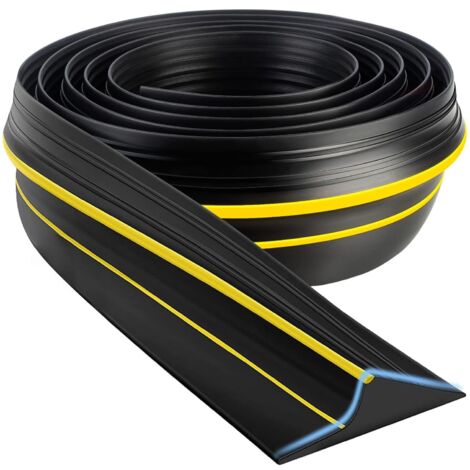 3M/18MM Garage Door Threshold Seal, Door Bottom Seal Strip, Rubber Seal Threshold for Up and Down Door Bottoms Flood Barrier and Thermal Insulation