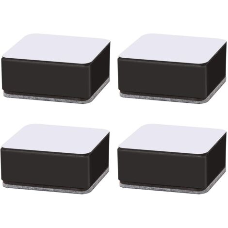 Furniture Risers Bed Furniture Legs Lift Table Sofa Bed Riser Carbon Steel Bed Risers Adhesive Furniture Riser for Sofa Coffee Table Cabinet Bed Desk 4 Pieces