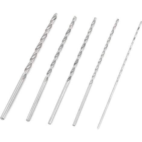 Extra Long Twist Drill Bits, 2mm, 3mm, 3.5mm, 4mm Diameter High Speed Steel Twist Drill Bit Set for Drilling, Drills, Drills (1/5)