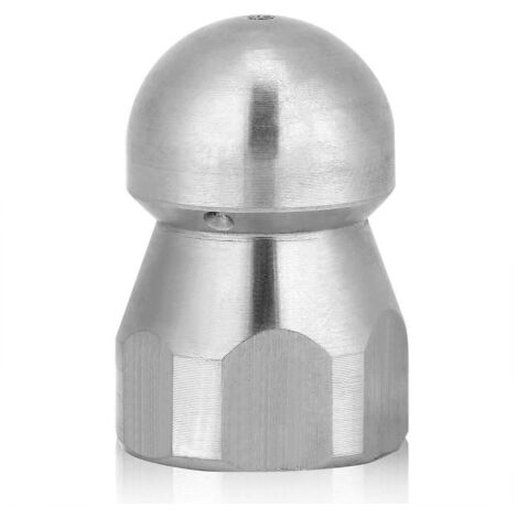 High Pressure Water and Sewer Cleaning Nozzle Stainless Steel Washer Attachment for Pipe Fitter and Drainer 3/8in (1/5)
