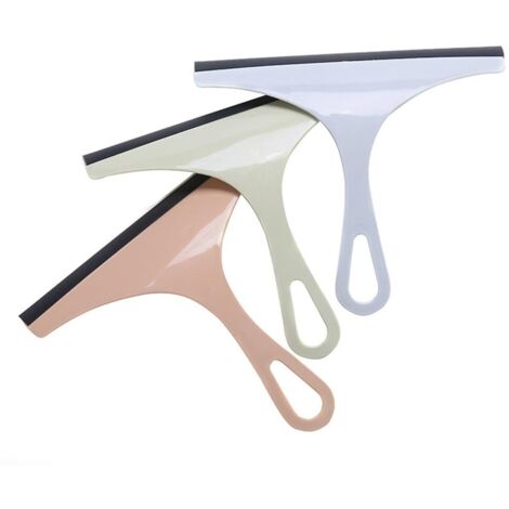 Shower Squeegee, 3 Pieces Bathroom and Shower Squeegee, Plastic Shower Mirror Window Squeegee, Portable Window Squeegee, Effective Cleaning, for Window, Bathroom, Mirror, Multicolor (1/5)