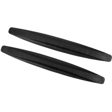 Universal Car Front Rear Corner Bumper Guard Protector Carbon Fiber Anti-collision Strip Sticker Anti-rub Edge (Black) (1/5)
