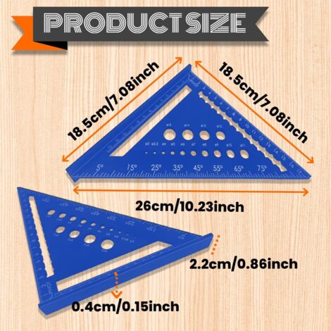 180mm Carpenter Square, Carpenter Square, 45 90 Degree Carpenter Angle ...