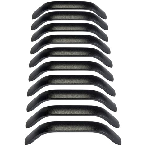 Pack of 10 Drawer Handles and Knobs Kitchen Cabinet Door Handles Cupboard Drawer Bedroom Furniture Pull Center Distance 160mm, Sandblasting Process (160mm)