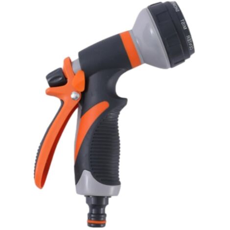 Garden Watering Gun 8 Adjustable Patterns, Multifunctional Sprayer for Watering Plants and Lawns, Washing Cars and Bathing Pets (1/4)