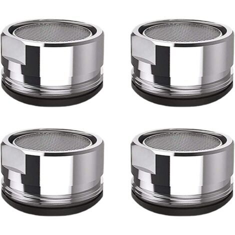Pcs M24 Stainless Steel Faucet Aerator Set, Faucet Filter, Kitchen Faucet Aerator, Bathroom Faucet Filter (No Rubber Pad) (1/5)