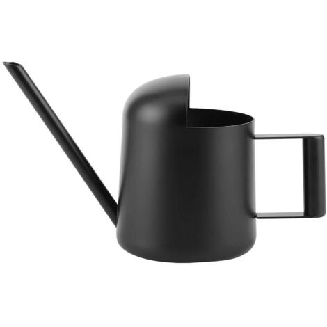 300ML Black Stainless Steel Watering Can Indoor Outdoor Watering Pot Long Spout Plants Watering Pot