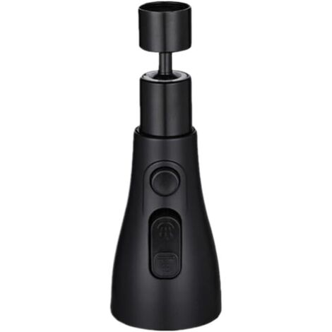 Multi-Purpose Kitchen Faucet Extender, 360° Rotating Sprinkler, 3 Water Outlet Modes and 20-24MM Diameter Mounting Adapters (Color : Black) (1/5)