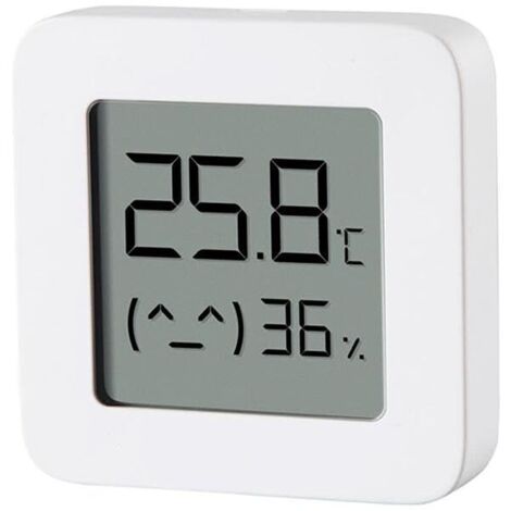 Temperature and Humidity Monitor 2 connected indoor thermometer White, 1.5" LCD screen, Bluetooth, Long-lasting battery (1/5)