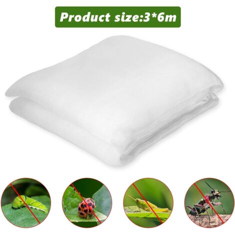 Anti-Insect Netting for Vegetable Gardens 3 x 6 M, Vegetable Garden Protection Netting, Garden Netting Suitable for Protecting Plants, Flowers, Vegetables, Fruits