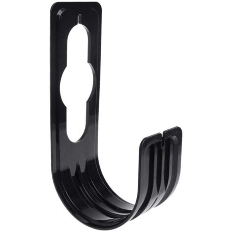 Garden Hose Hook - Wall Mounted Watering Holder, Portable for Home and Garage Faucet, Outdoor Hose Black