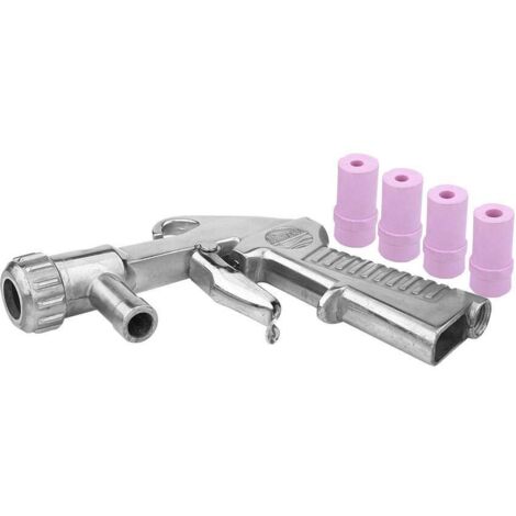 Air Sandblasting Gun with 4 Ceramic Nozzles Sandblasting Gun, Pneumatic Sandblaster Kit (1/5)