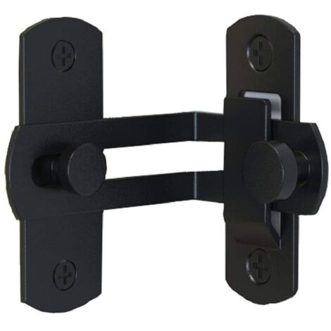 90 Degree Flip Door Lock Bolt Barn Door Right Angle Lock Curved Door Buckle (1/4)