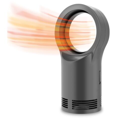 Mini Ceramic Energy Saving Fan Heater with 3s Fast Heating, Tip-Over and Overheat Protection, for Bathroom, Office, Living Room (Black) (1/5)