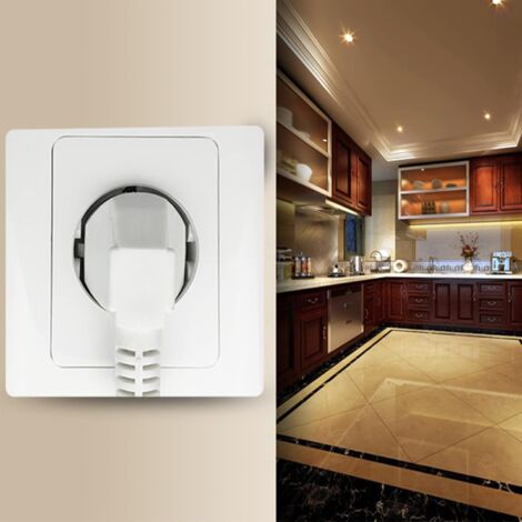 Pack of 3 plugs, rubber protected contact plugs, 250V (16A) plugs ...