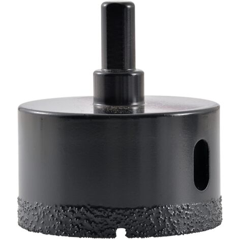 60mm Brazed Core Diamond Hole Saw Drill Bit Hollow Hole Cutter for Glass Porcelain Tile Marble Ceramic Granite (1/5)