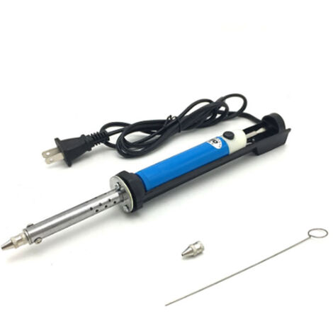 Plastic Desoldering Tool, 40W 2 in 1 Electric Soldering Iron Tin Sucker Strong Suction Desoldering Welding Tool(EU Plug) (1/4)