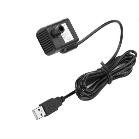 DC 5V Mini USB Brushless Aquarium Water Pump Electric Submersible Fish Tank Fountain Water Circulation Pump