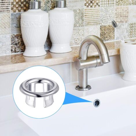2pcs Basin Overflow Cover, Sink Overflow Ring, Round Overflow - View #9
