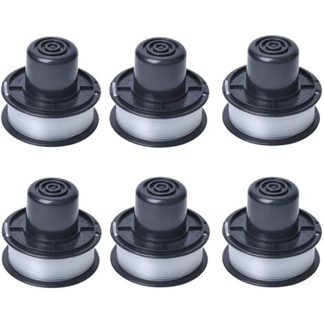 A6226 Line Spool Compatible with Auftipp Automatic Grass Trimmer GL250 / GL310 / GL360 / GL360SB with 6m Line, 6-Pack (1/5)