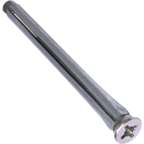 Pack of 10 expansion metal anchors Ø10x112 mm + 10 M6x127 mm screws with PZ 3 imprint - steel - for window frame/concrete/solid brick (1/3)