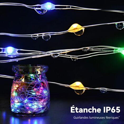 Mini Led String Spotlights 12 Pack Colorful String Lights, 2m 20 LEDs LED String Lights ...