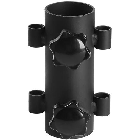 Metal Parasol Holder, Balcony Railing Umbrella Holder Tent Stand Tent Pole Holder (Ø 22-34mm) (1/5)