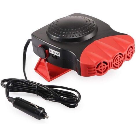 Car Heater, 12V 150W Portable Car Heater for Cooling, Heating, Defrosting and Defogging (Red)