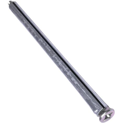 Pack of 10 expansion metal anchors Ø10x152 mm + 10 M6x167 mm screws with PZ 3 imprint - steel - for window frame/concrete/solid brick (1/3)
