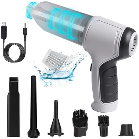 Cordless Handheld Vacuum Cleaner for Car, 3 in 1 Powerful Mini Vacuum Cleaner Multifunction 9000PA, 120W, Dustproof, Portable Vacuum Cleaner for Pet Hair, Kitchen, Office, Car