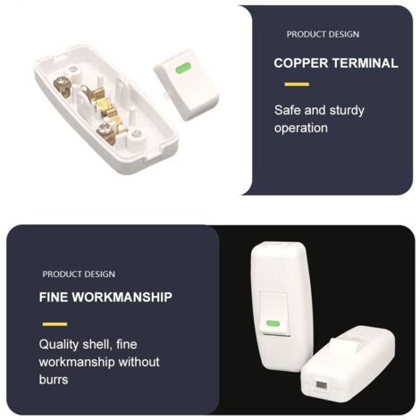 Lamp Switch, Torpedo Switch, Inline Cord Switch, Bedside Lamp Switch ...