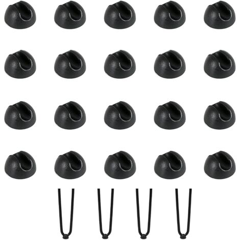 20pcs Chair Leg Caps, Hairpin Table Leg Protectors, Silicone Chair Pad, Chair Pads for Dining Table, Coffee Table Legs